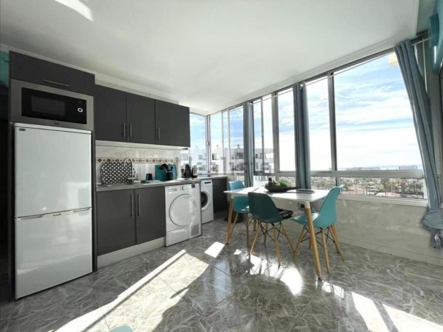 Traumhafte Wohnung Mit Panoramablick Und Pool Playa del Ingles  Dış mekan fotoğraf