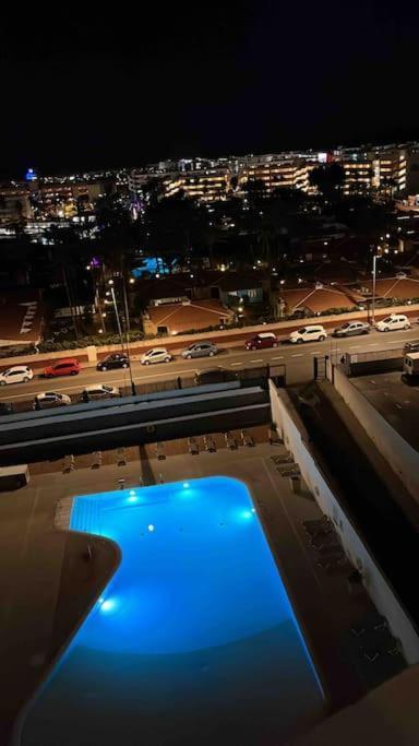 Traumhafte Wohnung Mit Panoramablick Und Pool Playa del Ingles  Dış mekan fotoğraf